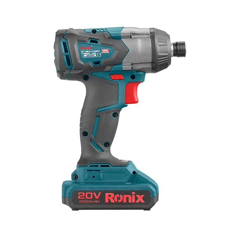 پیچ گوشتی شارژی ۲۰ ولت براشلس رونیکس مدل 8906